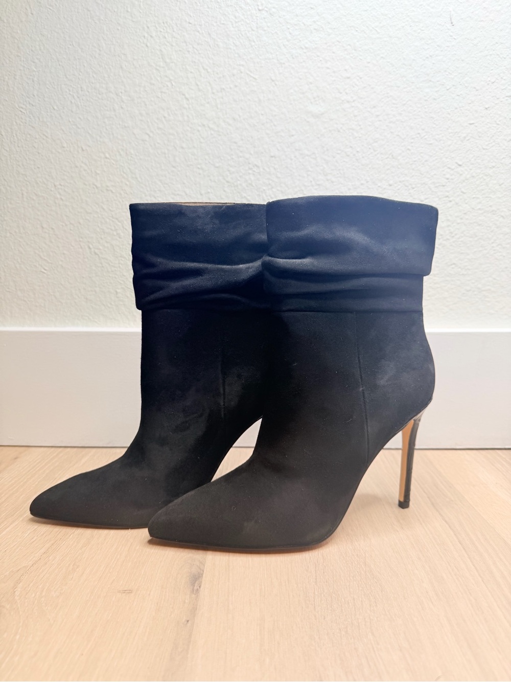 NWT ✨ Marc Fisher Black Suede ‘Rasta Bootie’ Size 8